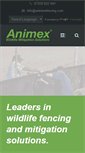 Mobile Screenshot of animexfencing.com