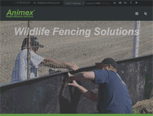 Tablet Screenshot of animexfencing.com